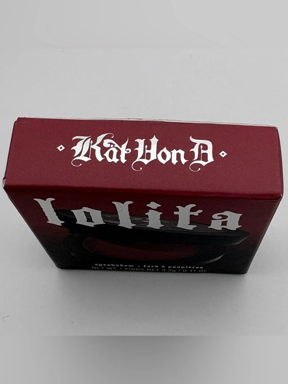 Kat Von D Lolita Eyeshadow Blush Matte Pressed Powder Vegan Makeup Compact Box